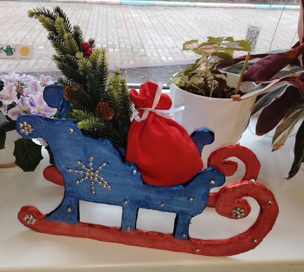 Сани  Деда  Мороза