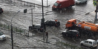 Ливень поверг Брянск в хаос