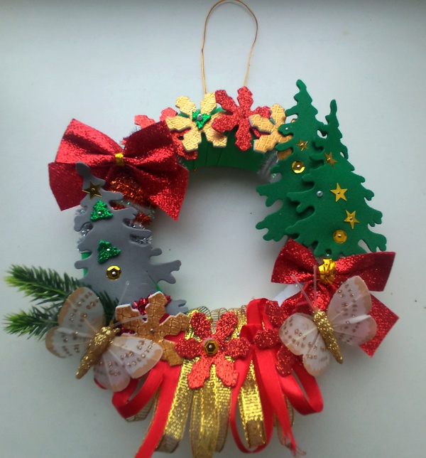 Новогодний венок "Время сказки"