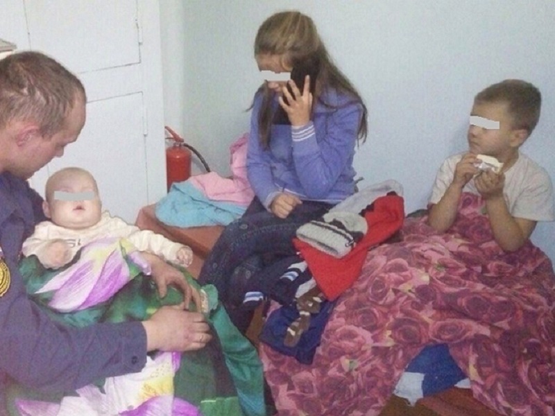 В Брянской области спасли троих детей