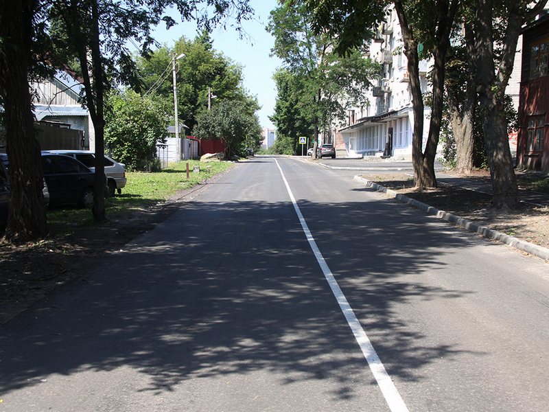Дорогу на улице Матвеева отремонтировали идеально