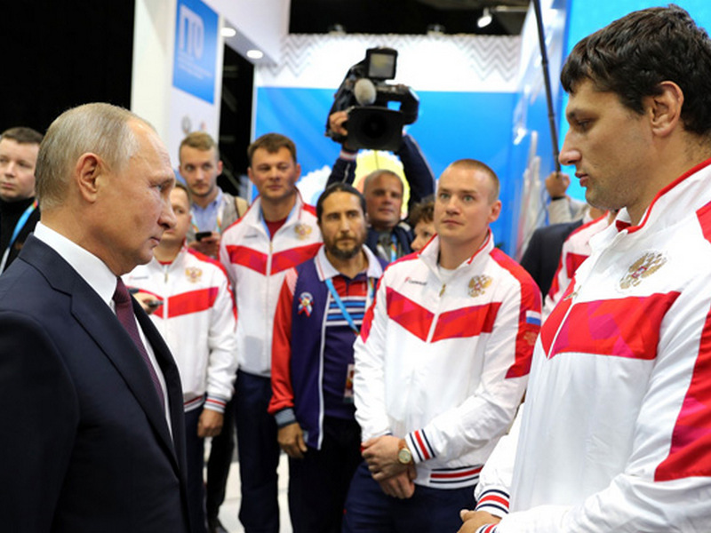 Брянский спортсмен встретился с президентом