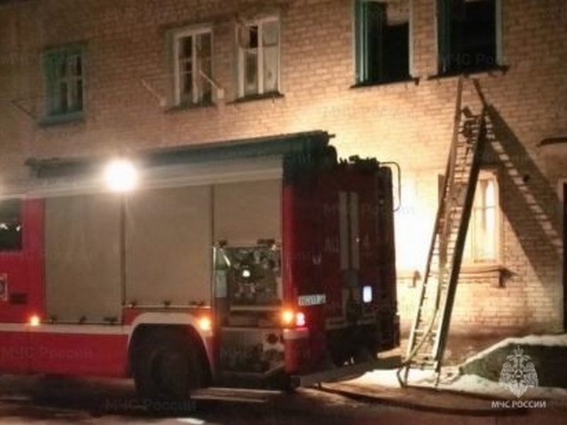 Пожар в Брянске: погиб мужчина