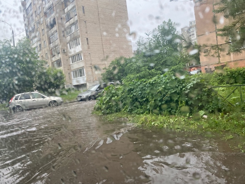 На ЦФО обрушились ливни