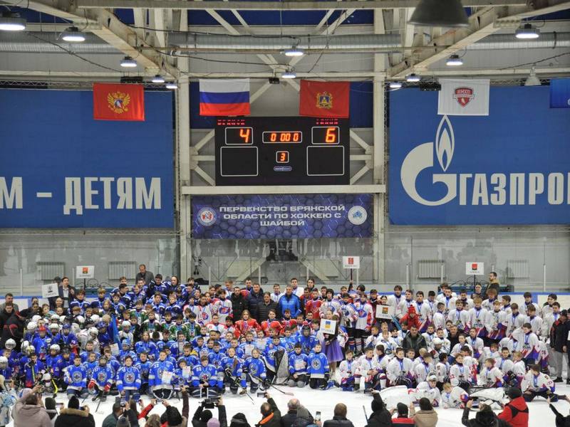 Легенды хоккея посетили Брянск