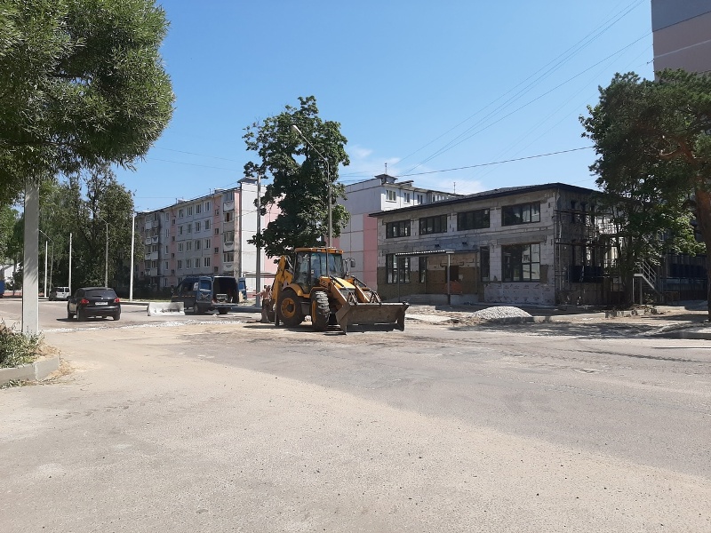В Брянске продолжается ремонт улицы Камозина