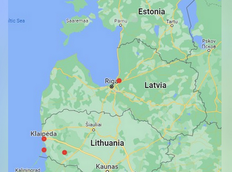 Нато латвия эстония. Латвия и Литва. Прибалтика Эстония. Прибалтика на карте. Литва и Эстония.