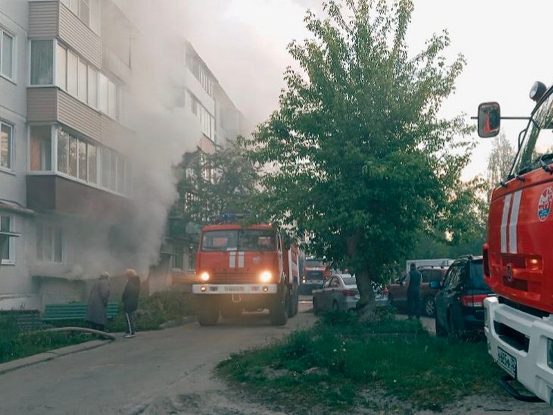 Из-за пожара в Сельцо эвакуировали 60 человек