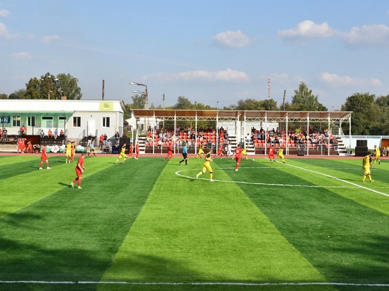 В Брянской области открыли стадион "Заря"