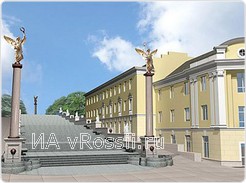Вид на бульвар Гагарина с набережной