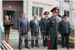 Начальник УВД Брянской области Валентин Кузьмин на торжественной церемонии