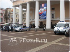 Выставка техники на Театральной площади
