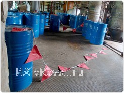 Красными флажками была обозначена зона пожара