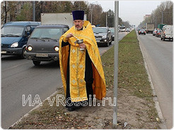 Молебен на месте гибели Сони Сиваковой