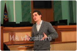 <em>Председатель молодежного парламента Александр Потапенко</em>